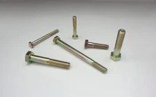 Hex Bolts Yellow Zinc Plated DIN 931 8.8 Many Sizes M6 M7 M8 M10