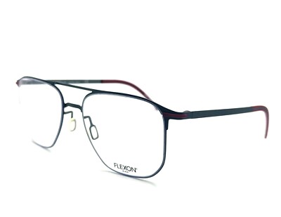 FLEXON B2004 033 GUNMETAL MEN TITANIUM EYEGLASSES 55MM 18 145