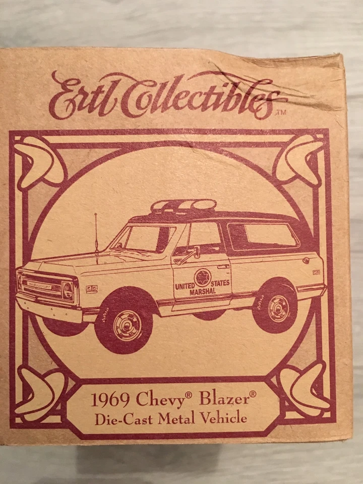 1:25 1969 CHEVY BLAZER ERTL COLLECTIBLES NUOVO - Immagine 4 di 4