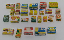 Vtg Barbie doll 1960s Deluxe Reading Dream Kitchen packaged food boxes 27pc Rare