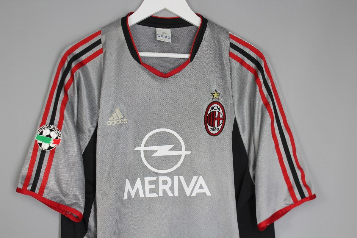AC MILAN 2003/2004 THIRD FOOTBALL SHIRT SOCCER JERSEY ADIDAS AC MILAN 2003/2004 THIRD FOOTBALL SHIRT SOCCER JERSEY ADIDAS