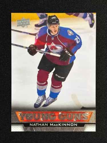 #238 Nathan MacKinnon Young Guns 2013-14 Upper Deck Series One Rookie