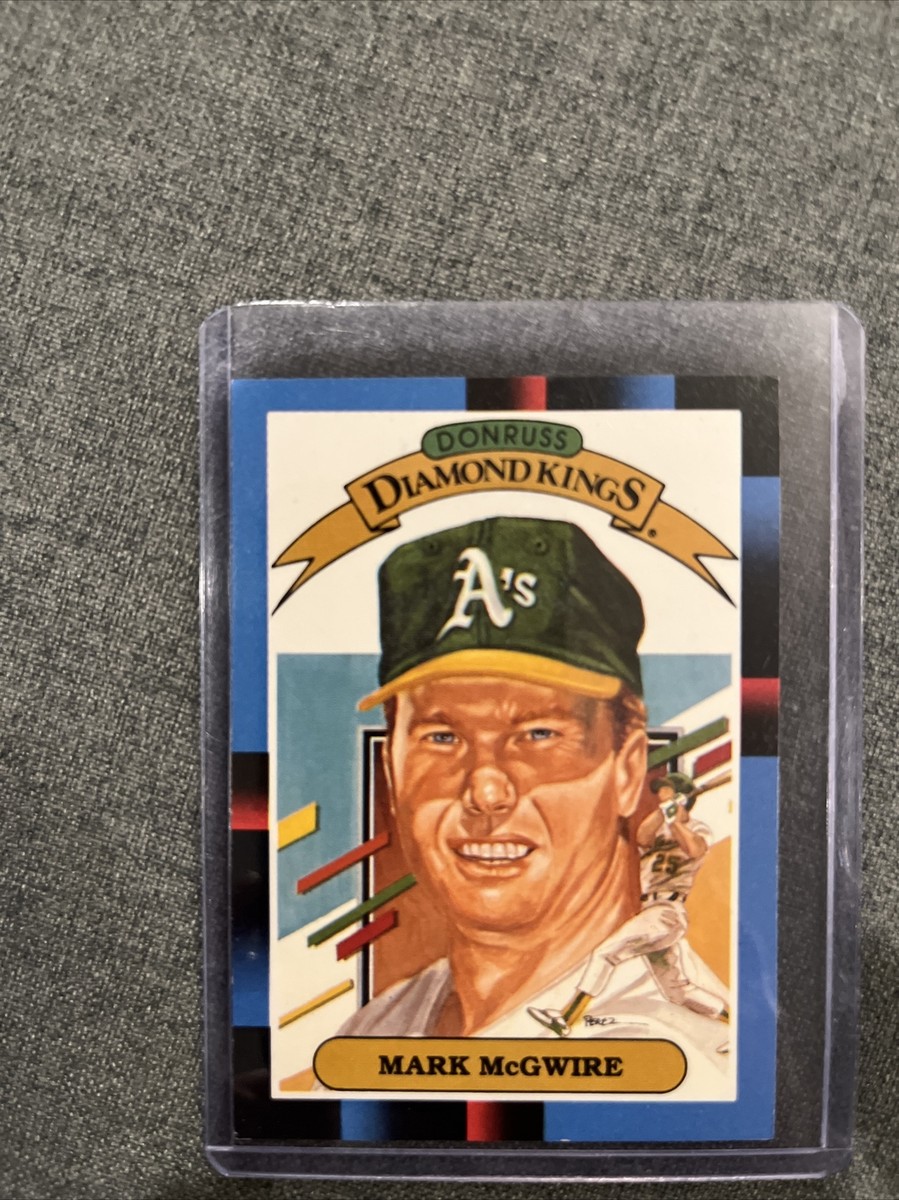 Mark McGwire Donruss Diamond Kings No. 1 Rookie Card 1987