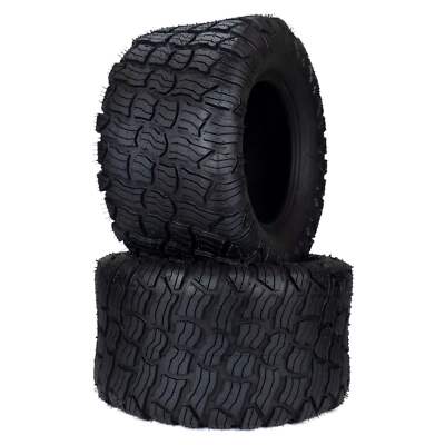 (2) 4 Ply Reaper Turf Heavy Duty Tires 20x10.00-10 Zero Turn Mowers
