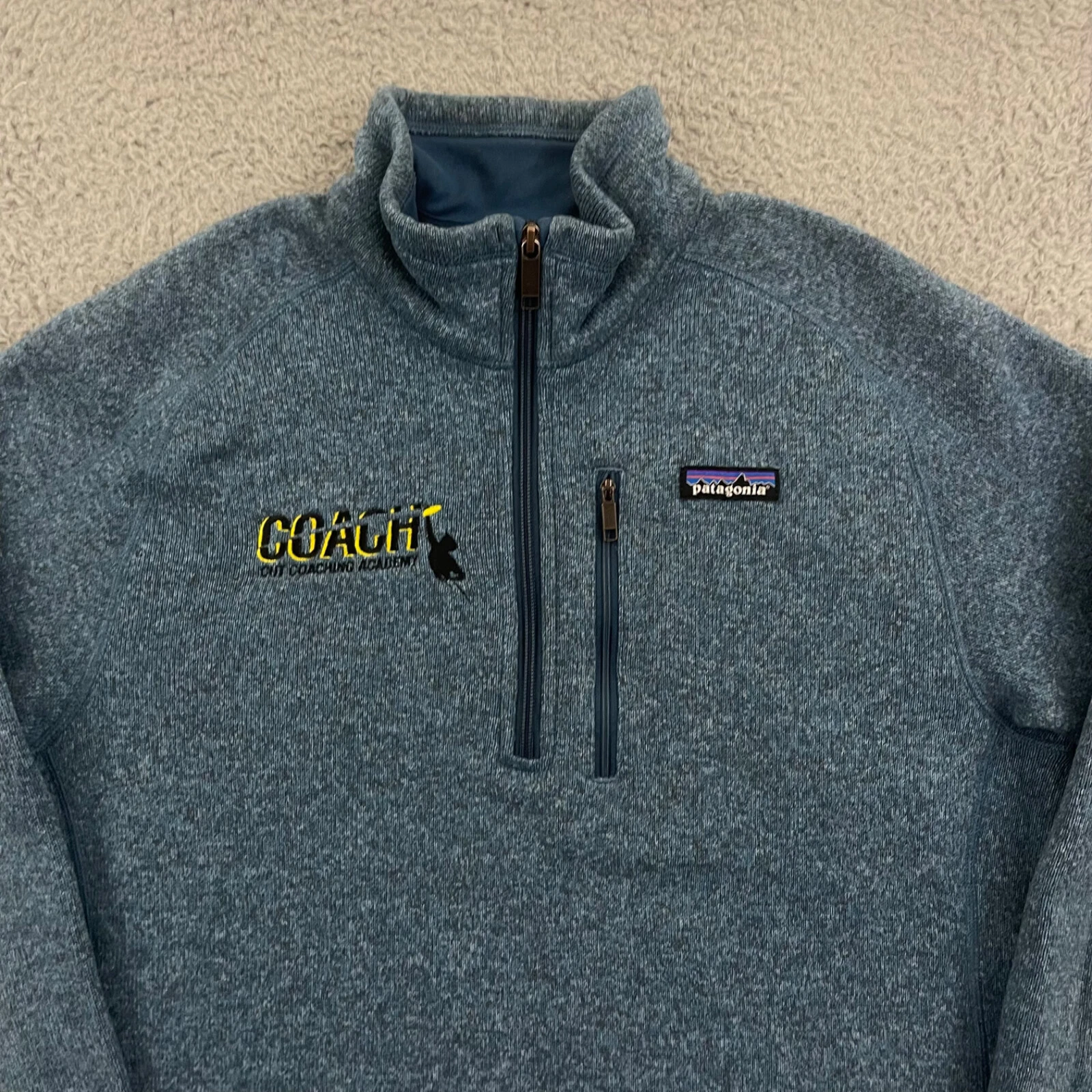 patagonia heathered better sweater zip outdoor fleece jacket