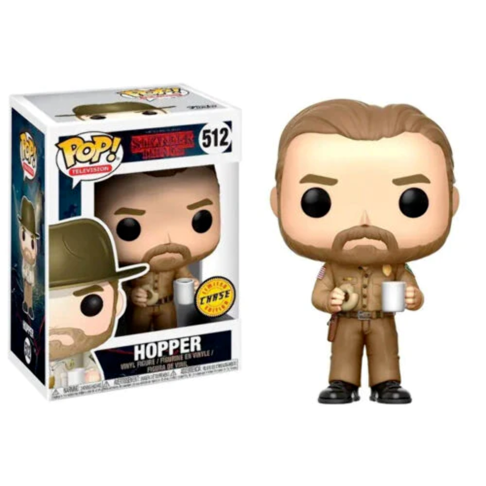 Funko POP! TV: Stranger Things JIM HOPPER CHASE Figure #512
