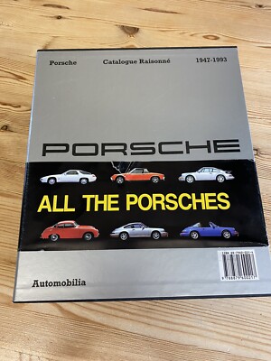 Porsche Catalogue Raisonne 1947-1993 Pasini All the Porsches 2 Vols # 730/ 1000