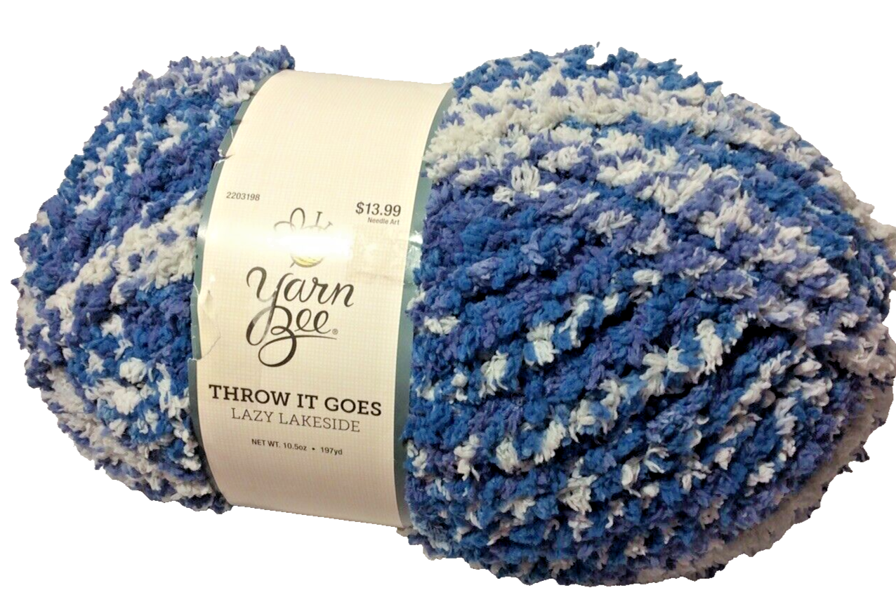 Yarn Bee Yarn Throw It Goes “Lazy Lakeside” eBay