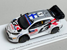 1:43 Spark S6878 Toyota GR Yaris Rally1 Hybrid Gazoo WRT 4th Finland 2024 #5