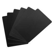 10pcs 15 Mil Graphic Quality Black Blank PVC Card for ID Badge Printer