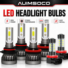For Honda Civic Hatchback 2017-2021 Led Headlights High Low Beam Fog Light Bulbs