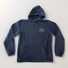 Billabong Mens Compass Pullover Hoodie Sweatshirt Zipper Pouch Black Size M