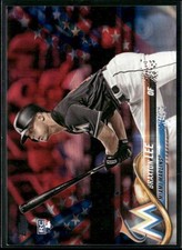 2018 Topps Update Independence Day /76 Braxton Lee #US196 Rookie RC SP | Marlins