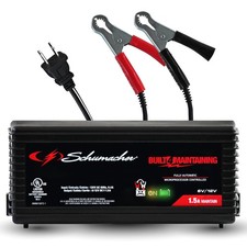 Schumacher Electric 1.5A Car Battery Charger and Maintainer, 3-in-1 Solution,...
