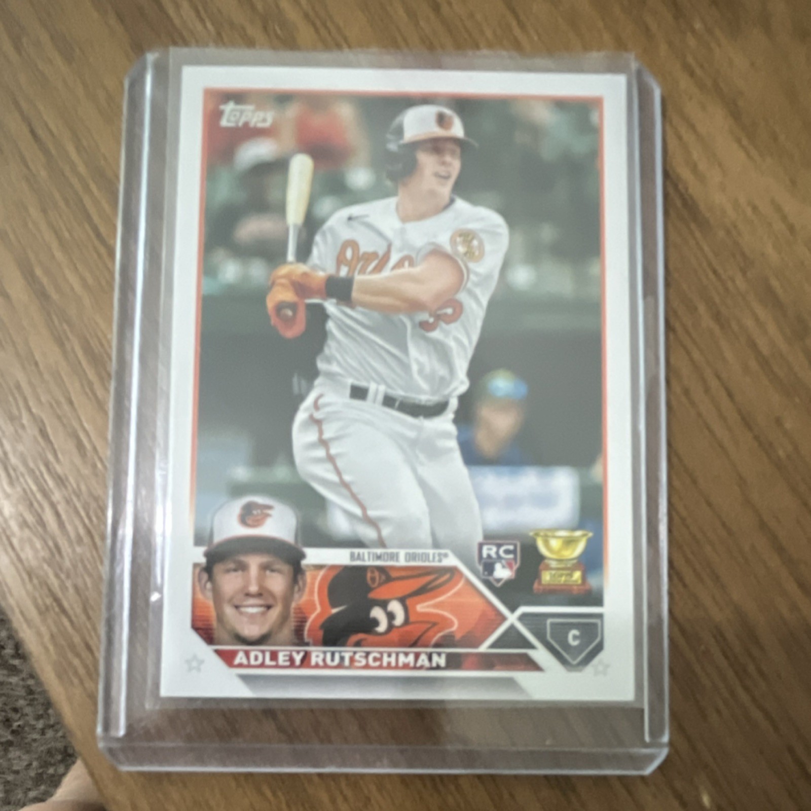 Topps 2023 Series 1 Adley Rutschman Rookie #250 Advanced Stats Back /300 Orioles