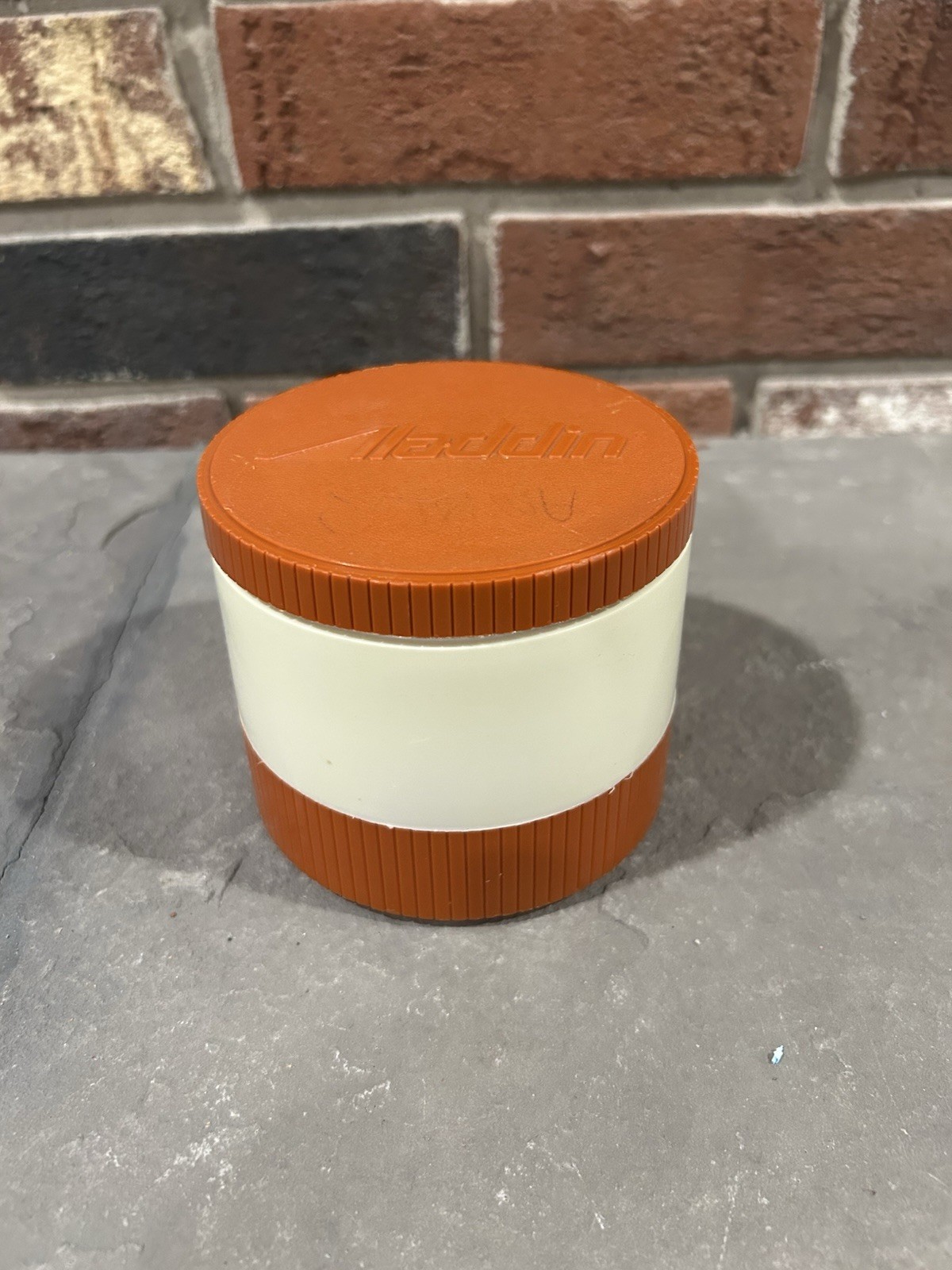 Vtg Aladdin Model #7000 insulated Thermo Jar food container 6oz 1970s