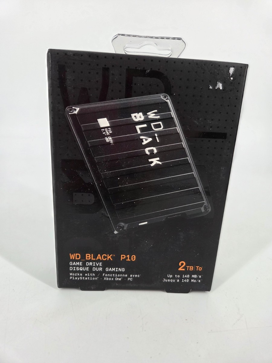 Western Digital WD Black P10 2TB, External, inch