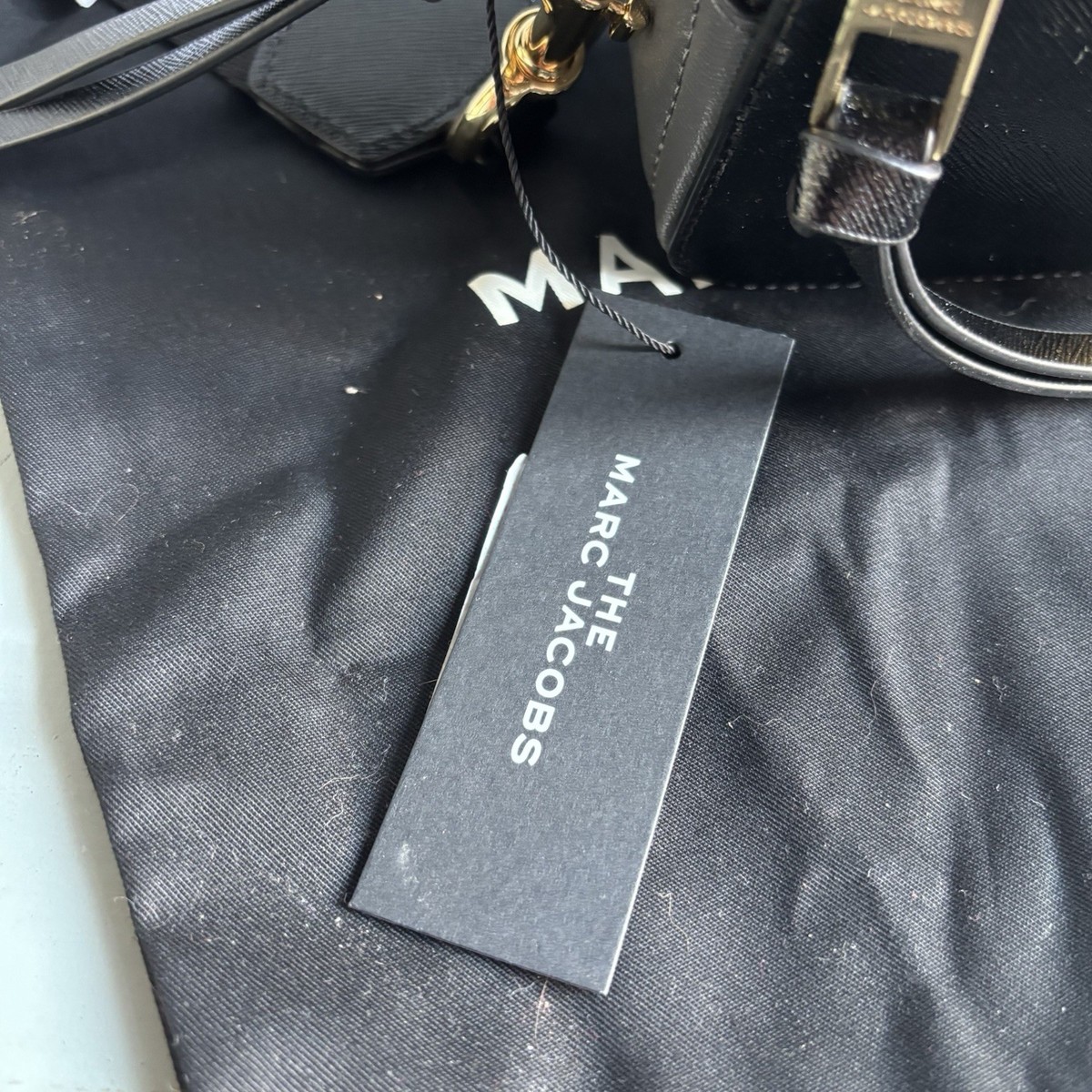 Marc Jacobs The Snapshot Color block Black Multi Shoulder Bag +