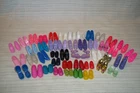 LARGE LOT OF 73 PAIRS OF DOLL SHOES / BOOTS - MOSTLY BARBIE DOLL SHOES / BOOTS
