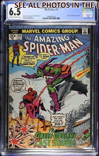 Amazing Spider Man #122 Marvel CGC 6.5 Graded Death of Green Goblin KEY (HG)