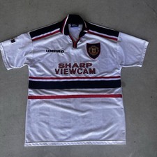 Manchester United 1997 1998 Away Football Shirt Soccer Jersey Umbro Size L