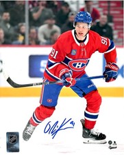 Oliver Kapanen Montreal Canadiens Autographed 8