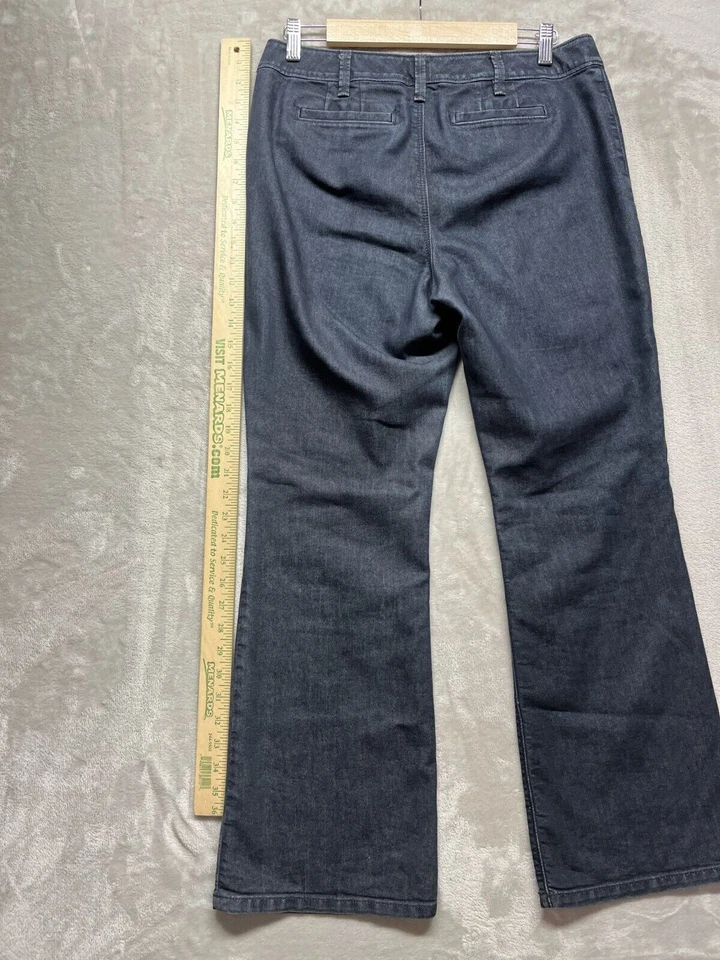 Pantalones de mezclilla Ann Taylor corte moderno bootcut para mujer talla 10P azul tiro medio elásticos Foto 3 de 4