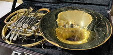 YAMAHA YHR-664D French Horn Double Used With Hard Case Mouthpiece