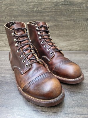 Red Wing Iron Ranger 8111 Men's Brown Leather Boots Size 7.5 D. | eBay
