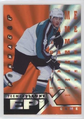 1997-98 Pinnacle Epix Orange Game Teemu Selanne #E15 HOF 0t2