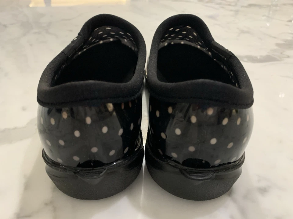 Sloggers WO’s Waterproof Black Polka Dot  Shoes Women's 9 Excellent! - Image 3 of 4