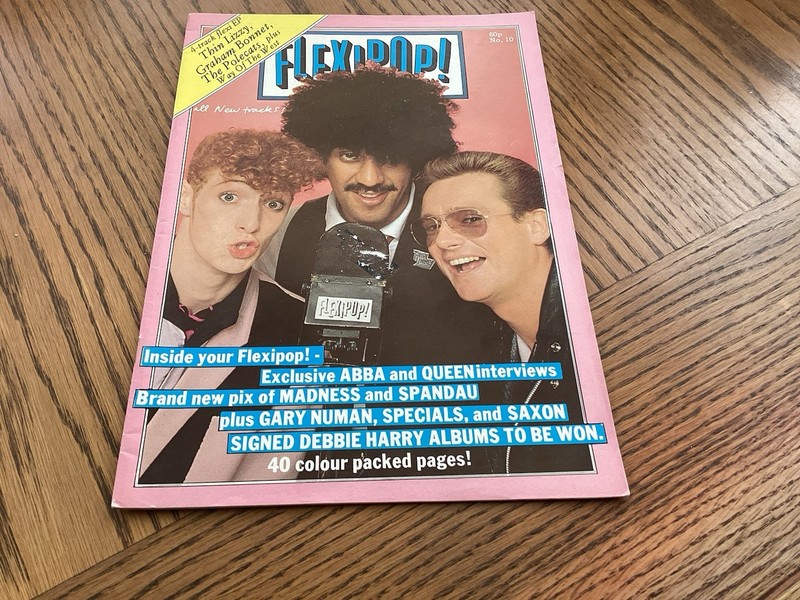 Flexipop Magazine Thin Lizzy No Flexi Disc  Rock Alternative