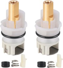 RP25513 Faucet Stem Assembly Compatible with Delta Two Handle White