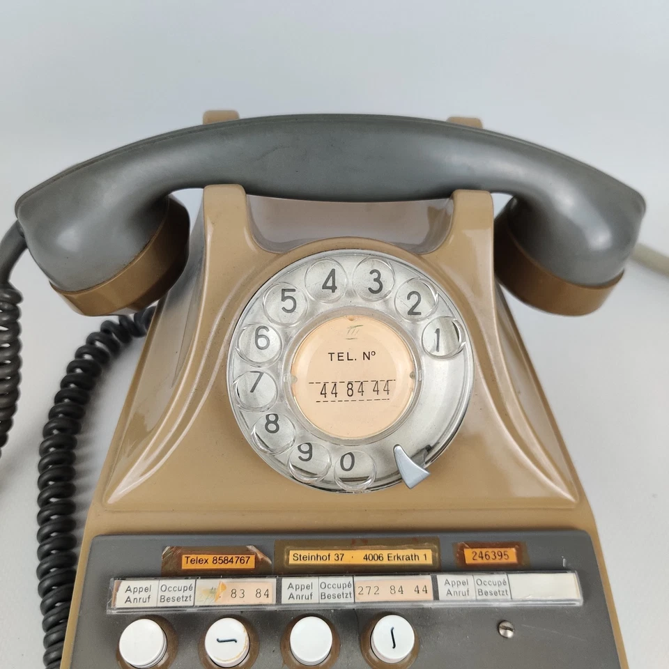 Autophon Diensttelefon Schweiz 60er 70er Wählscheibentelefon Tfg 3-36.1050 (2) - Bild 2 von 4