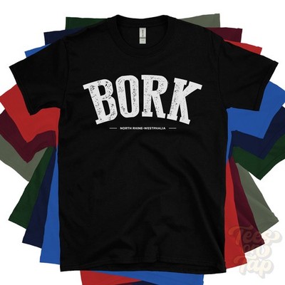 BORK NORTH RHINE-WESTPHALIA T-SHIRT Selm Deutschland retro varsity hometown gift