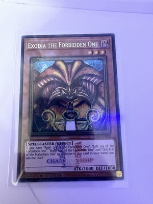 Exodia the Forbidden One 25LP-EN000 [UR] WCS2025 Yu-Gi-Oh -mini Near Mint.