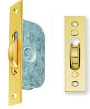 Sash Window Pulley with Brass Wheel ~ 119 mm x 25 mm Forend, by Carlisle Brass