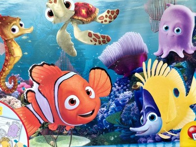 Disney-Pixar ''Finding Nemo'' 60 Piece Double-Face Maxi-Floor Puzzle 4+ Complete 