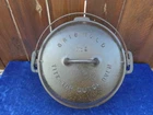 Griswold Cast Iron #9 Tite-Top Dutch Oven 834 w/Lid 2552. Beautiful Original!