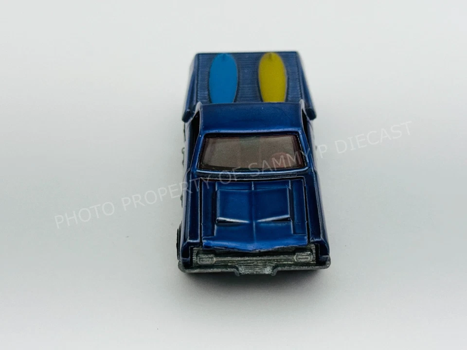 Johnny Lightning Topper Redline PERSONALIZADO EL CAMINO Interior Azul Rojo ¡Muy Bonito!!! Foto 3 de 4