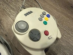 Two SEGA Saturn 3D Multi Controller Pad Analog HSS-0137 White SS Japan WORKING