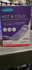 Lansinoh Hot Cold Postpartum Therapy - 2 Reusable Packs 12 Dispoable Sleeves
