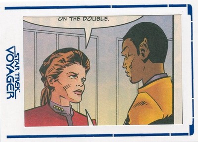 LE VHTF Star Trek Voyager A&I Chase Card C10 Star Trek Voyager (1996) Issue 10 A