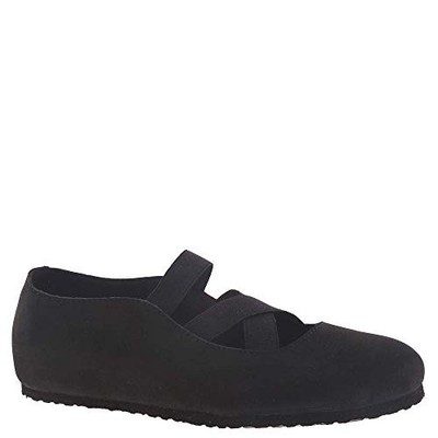 BIRKENSTOCK WOMEN'S SANTA ANA BLACK NUBUCK SIZE US WOMEN