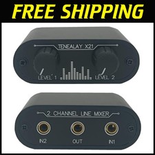 Mini 2 Input 1 Output Audio Mixer