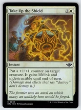 Take Up the Shield C Outlaws of Thunder Junction # 34 NM Foil