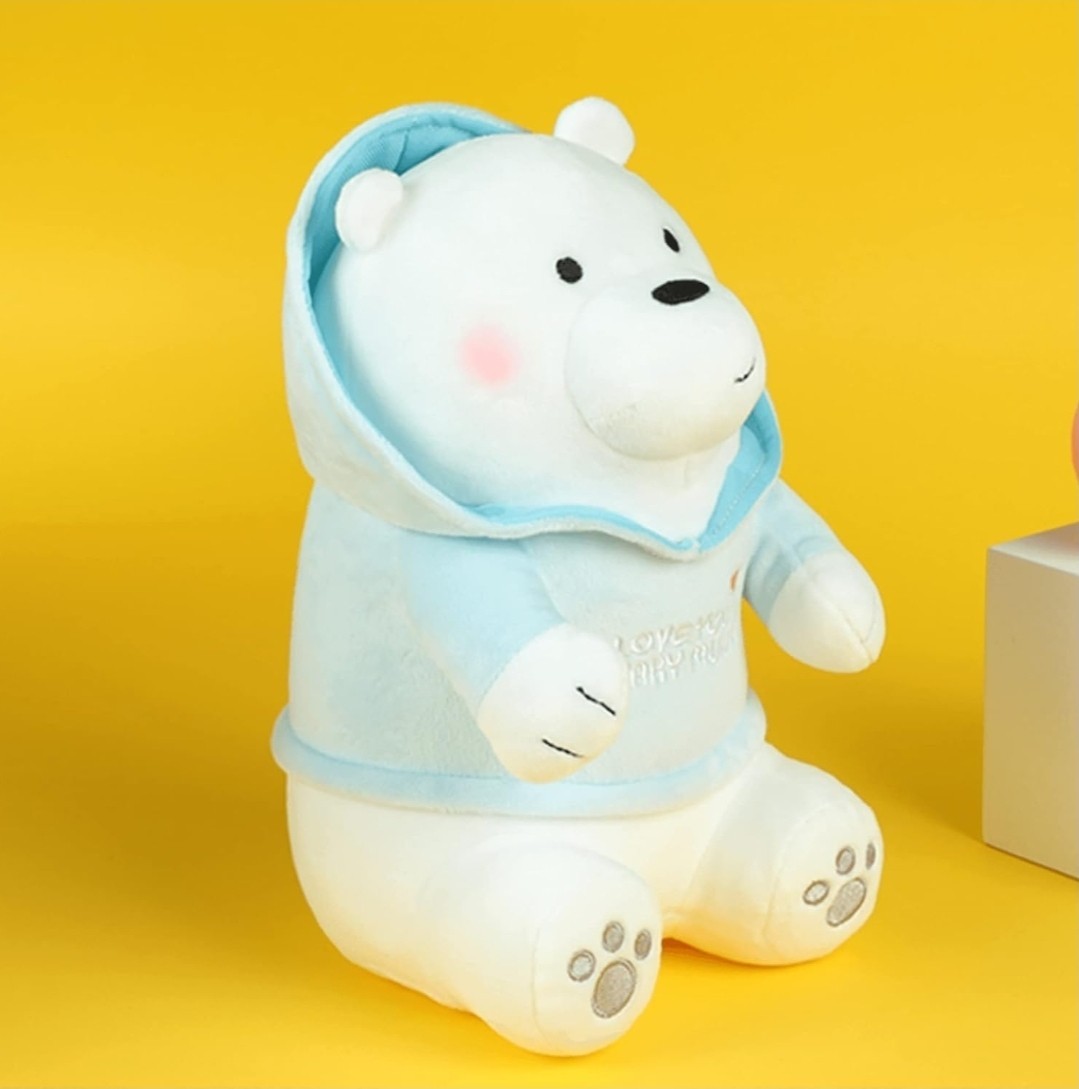 HOT Cartoon We Bare Bears Ice Bear Hoodie We Bare Bears