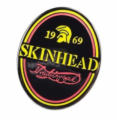 Union Jack Skinhead pin Metallanstecker