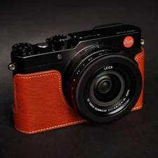 For Leica D-LUX(Typ109) D-LUX 7 Handmade Genuine Leather Half Camera Case Cover