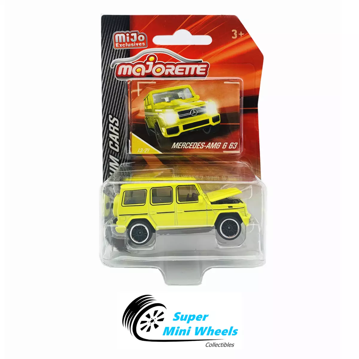 Majorette Mercedes AMG G 63 Yellow Premium Cars 1 64 Mijo Exclusives